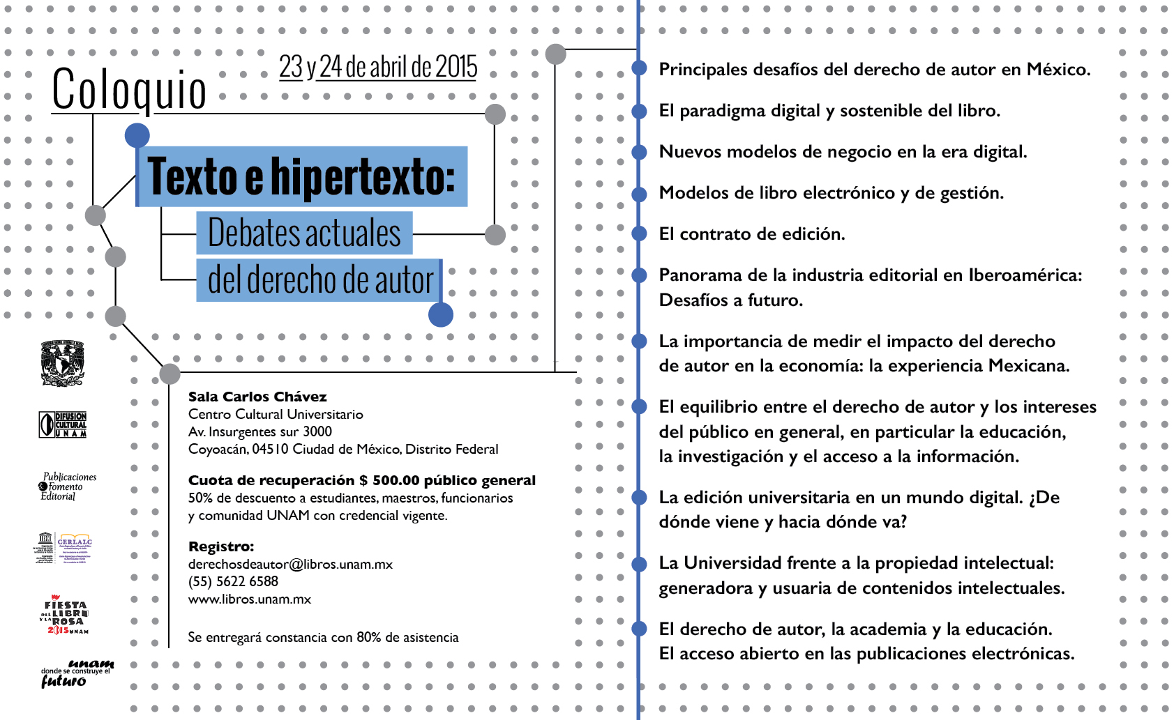  Texto e hipertexto: un coloquio para discutir el derecho de autor en la actualidad